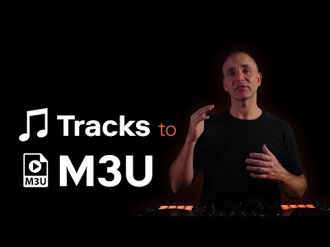 Tracks to M3U Playlists - Move your entire DJ library with MIXO
