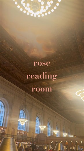 ROSE READING ROOM: best place to get work done📍NY Public Library #nyc #newyork #nycvlog #manhattan
