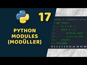 17 - Python Modules (Modüller)