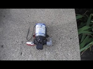 SURFLO 2088 WATER PUMP REPLACEMENT IN CAMPER