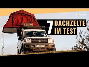 Roof tent test – 7 providers in a large comparison