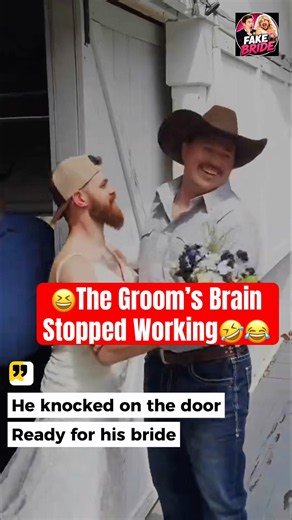 Fake Bride 😂 | The Groom’s Brain Stopped Working