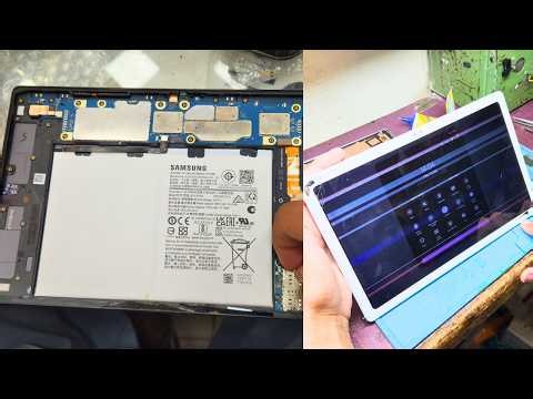 Destroyed Tab Restoration - Restore Samsung Galaxy Tablet Cracked | Rebuild Broken Tablet