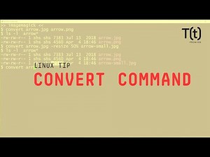 How to use the convert command: 2-Minute Linux Tips