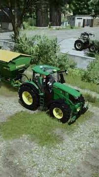 LS25 | Kalkstreuer vorbereiten – John Deere 6R im Einsatz #shorts