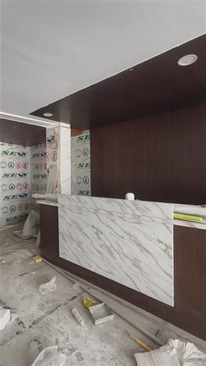 Setting area and reception area work process interior design #interiordesign