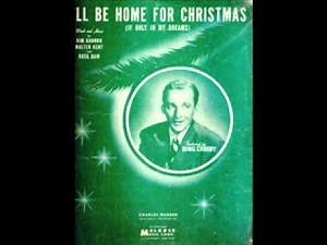 Bing Crosby - I'll Be Home For Christmas (If Only In My Dreams) (1944 Music Video) | #34 R&B Song