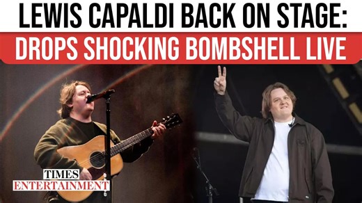 Lewis Capaldi Returns After 2-Year Break; Fans Gasp at Emotional Onstage Confession