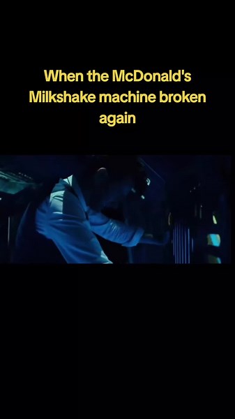 When the McDonald's Milkshake machine broken again #mcdonalds #mcdonaldsmilkshakemachine #mcdonaldsmilkshake #fyp #foryou #foryoupage ##foryourpage #davidtennant #doctorwho