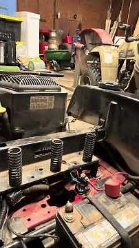 Starter solenoid replacement on zero turn mower. #builtdifferent #lookmanohands