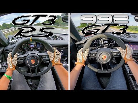 Porsche 992 GT3 vs. GT3 RS🔥 | RACE & SOUND🏁 | by Automann in 4K