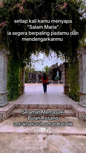 CHENMEYUNG on Instagram: "Salam Maria, penuh rahmat, Tuhan sertamu. Terpujilah engkau di antara wanita, dan terpujilah buah tubuhmu, Yesus. Santa Maria, Bunda Allah, doakanlah kami yang berdosa ini, sekarang dan waktu kami mati. Amin. ________________________________________ Hari ini akhir bulan September kita menutup BKSN dan Besok awal bulan Oktober kita semua umat Katolik memasuki Bulan Rosario 🤍🕊️🤍 #katolik #orangmudakatolik #katolikmuda #instakatolik #katolikindonesia #catholic #omkkatol