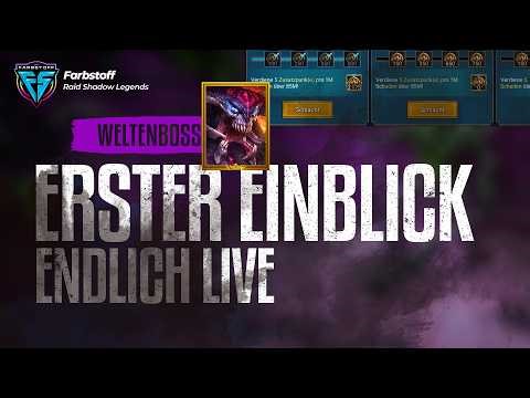 New World Boss - My Starting Team, First Impressions and What I'm Paying Attention To | Raid: Sha...