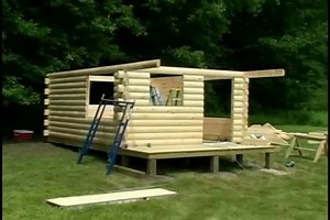 Recreational Camp - Stacking Logs by Coventry Log Homes