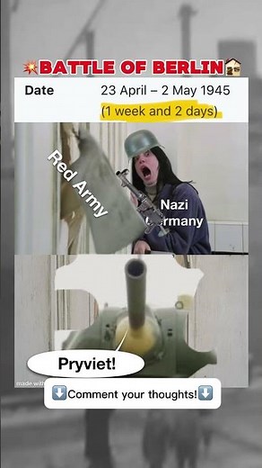 💥Battle of Berlin🏚️ || World War 2 Memes