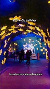 90-Year-Old Ice Palace| Naturally Frozen World Carved from Ancient Ice| Top of Europe, Switzerland
