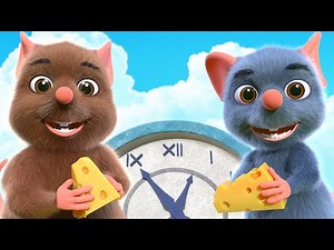 Hickory Dickory Dock | Animated Nursery Rhymes for Toddlers | Emma and Joey - Nursery Rhymes