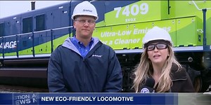 New eco-friendly locomotive unveiled at Toledo Refining Company