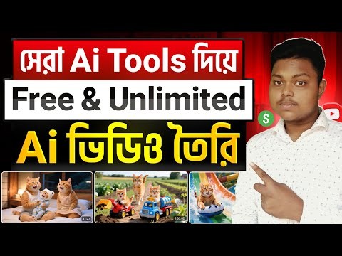 Ai দিয়ে ভিডিও তৈরি ✨ Free Ai Video Generator | Ai Video Kivabe Banabo | How To Make Ai Video Free