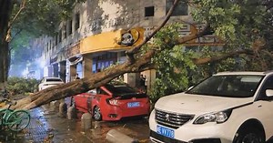 Typhoon Podul makes 2nd landfall in east China's Fujian