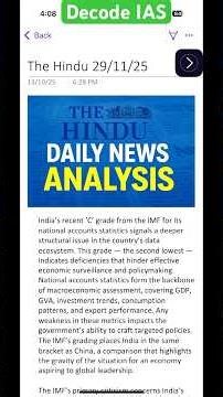 India’s Data Deficit #shorts #thehinduanalysis #thehindu #upsc #currentaffairs #ias #ips #upsccse