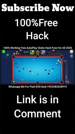 Free 8 ball Pool Auto Play Hack #8ballpool #hack #autoplay #autoplayhack #aimtool #guidlinetool