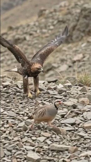 Golden Eagle vs Chukar Partridge | A Dramatic Mountain Hunt | Wildlife Documentary