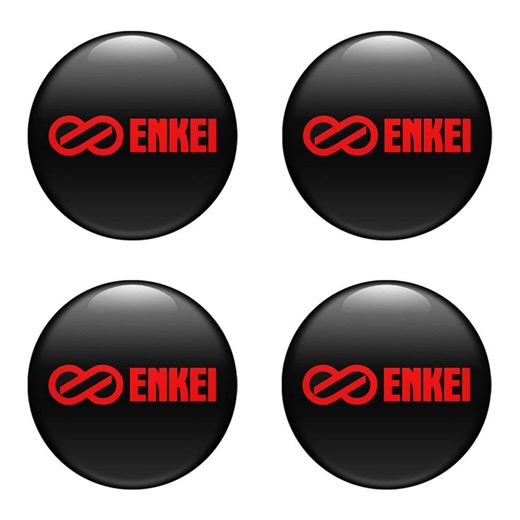Enkei Wheel Center Hub Cap Domed Stickers - Set of 4 - Etsy