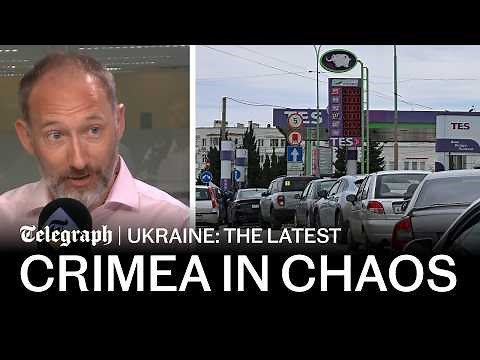 Crimea declares state of emergency as Kyiv launches 40-day Russia blitz | Russia-Ukraine latest news