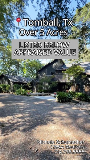 ✨ Sneak peak Realtor Home Tour In 📍Tomball, Tx✨ BELOW APPRAISED VALUE Home for sale in Tomball Tx! ⭐ 5 Acres ⭐ Low Tax Rate ⭐ Luxury! Modern! ⭐ Wonderful Floor Plan ⭐ Pool with Waterfall 🛏 3/4 Bdrms 🛁 2/4 Baths 🚗 3 Car Garage 📍 Tomball, Tx The recently improved price is below the appraised value & an incredible value for this one-of-a-kind property. A true architectural standout, sitting on over 5 wooded acres w/convenient access to downtown Houston. Floor-to-ceiling windows flood the expan