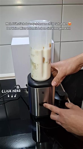 Schnelle Smoothies, Proteinshakes & Eiskaffee in Sekunden 😍 Der WMF Mix & Go ist perfekt für stressige Morgen, Fitness oder unterwegs. Einfach mixen und direkt mitnehmen! ✨ #tiktokshopde #wmf #smoothiemaker #mixandgo #küche
