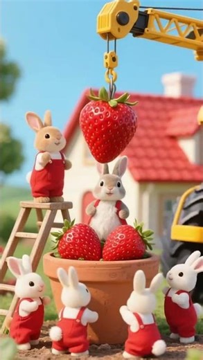 Cute Rabbit 🐰 | AI Cartoon for Kids #kidscartoon #cartoon #funny