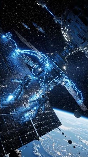 Space Colony Satellite 🌌 | Future Technology in Orbit |#Future #FutureTechnology2050