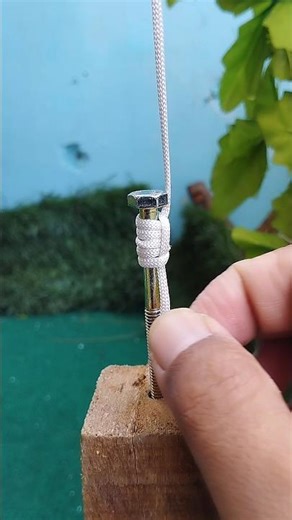 How to make a fishing line knot #knot #ropeknot