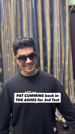 The Gun Fielder on Instagram: "Captain Cummins is back! . . . . . . . . (The Ashes, Ashes, Sachin Tendulkar, bat ka grip, funny, meme, comedy, cricket comedy, cricket content, Ashes 2025, Ashes highlights, Joe Root century, Joe Root hundred, Root maiden AUS 100, Root batting masterclass, Ben Stokes captaincy, England fightback, England vs Australia, Eng vs Aus, Mitchell Starc first over, Starc swinging spells, Pat Cummins bowling, Crawley Root partnership, England collapse, Australia dominance,