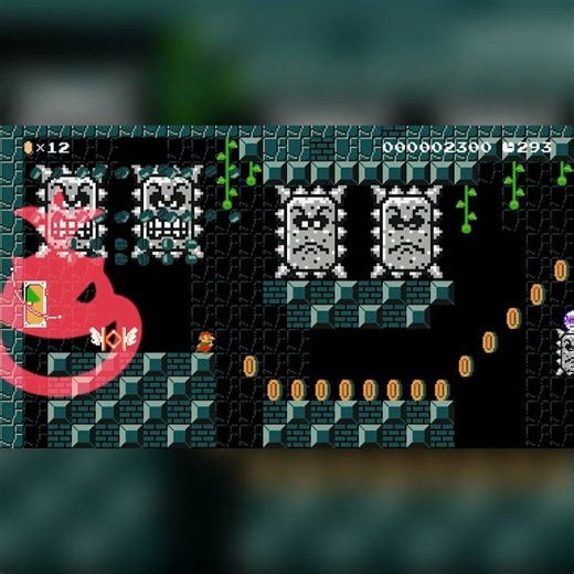 « Blue Lift Platforming » #1 by kokoheehee #shorts 🍄Super Mario Maker 2 | No Commentary #eam