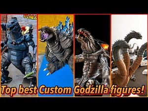 The most Epic Customize Godzilla Figures ever! New Ready Player 1 Mechagodzilla GMK ghidorah.￼