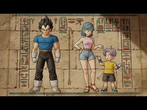 Vegeta’s Family Vacation in Egypt 🇪🇬 | A Saiyan Day Off