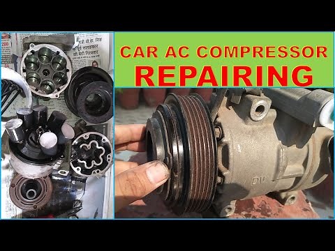 Hundai I-20 Car AC Compressor Problem Diagnosing and Repairing |What inside a Car AC Compressor