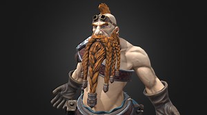Dwarf Blacksmith - Download Free 3D model by JanPohl