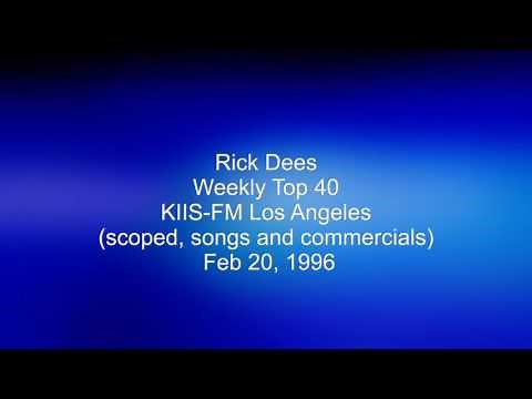 Rick Dees Weekly Top 40 on KIIS-FM Feb 20, 1996