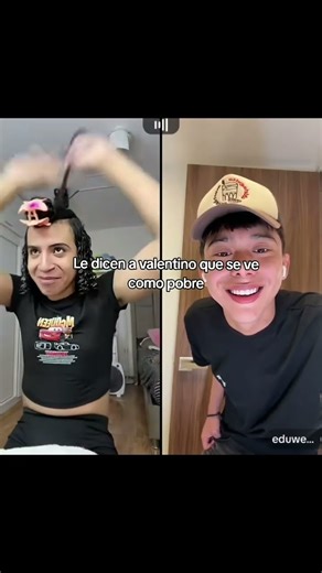 Edu tells me I look poor 🙂 #shorts Valentino Palacios