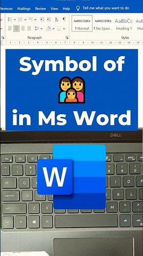 Unlock Hidden Word Tricks: Create the Perfect Family Symbol in MS Word! #Shorts
