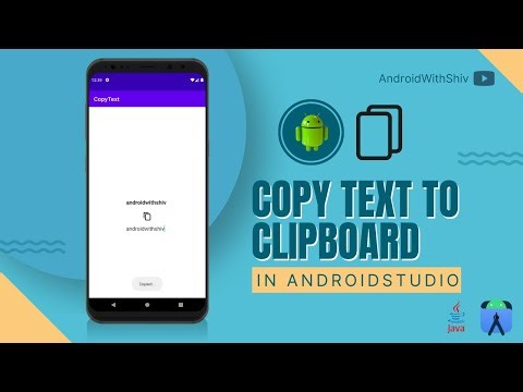 How to Copying Text to ClipBoard in Android Studio | Tutorial | JAVA | 2023