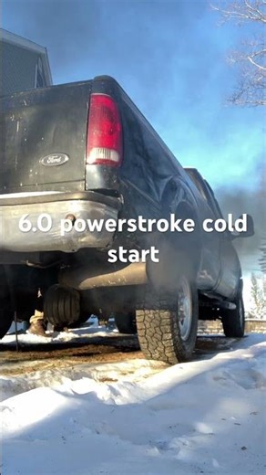 6.0 powerstroke -10 cold start no plug in