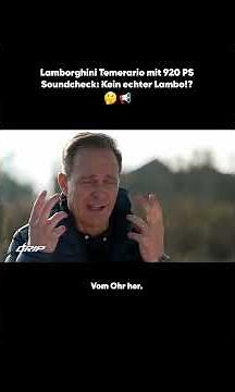 Temerario: Gänsehaut, aber kein Lambo-Sound?? 🤔🔊 | GRIP #shorts #throwback #698