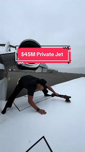 $11M/year detailing airplanes sounds great.. until you realize how dangerous it can be #aircraftdetailing #detailing #aviation
