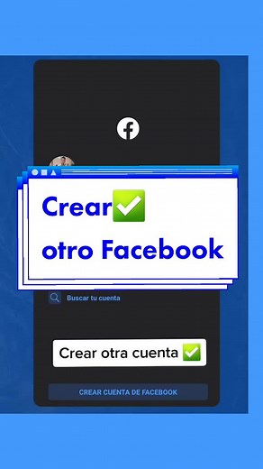 Crear otra cuenta de Facebook en el mismo celular #facebook #cuenta #tutorial #tutoriales #informatica #trucos #crearfacebook #crearcuenta
