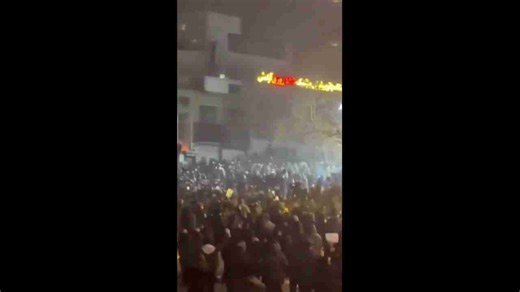Mosque burns in Tehran as protests as deadly protests rage on in Iran