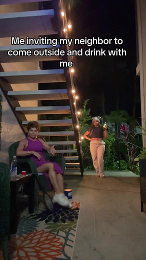 Inviting Neighbors for a Fun Drink Session